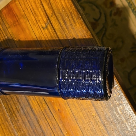 Cobalt Blue Bottle - Picture 3 of 4